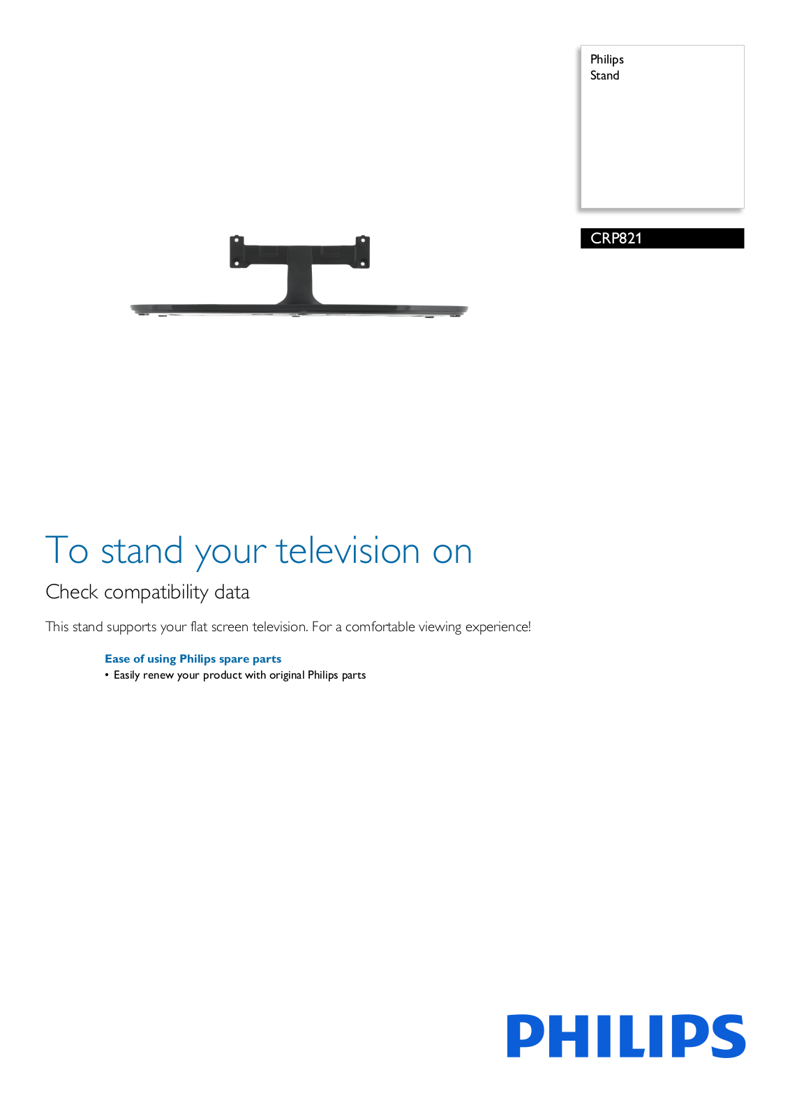 Philips CRP821/01 leaflet - ManualMachine.com