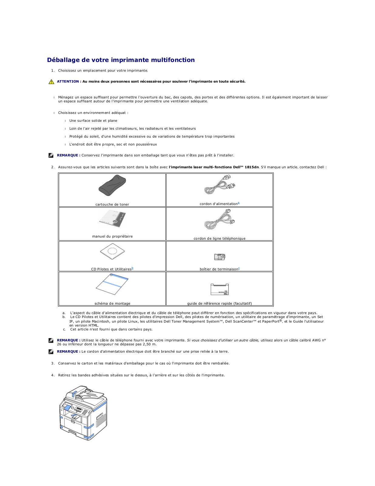 DELL 1815dn User Manual