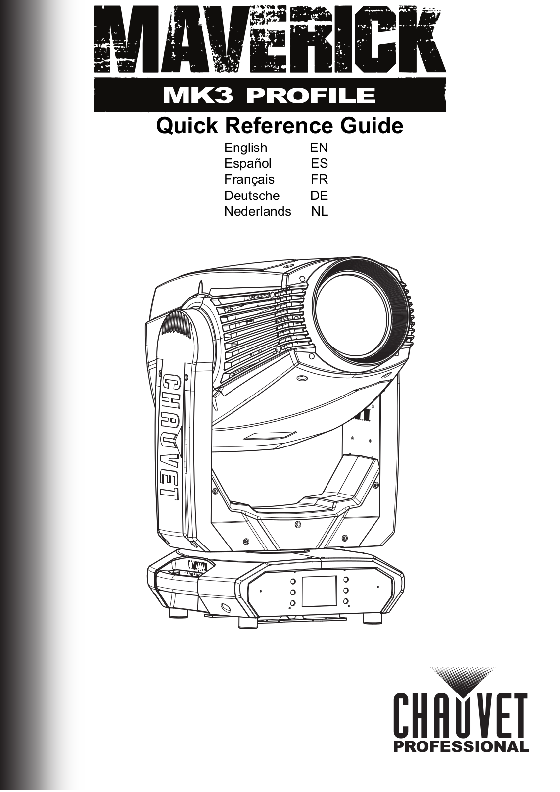 Chauvet Pro Maverick MK3 Profile Quick Start Guide