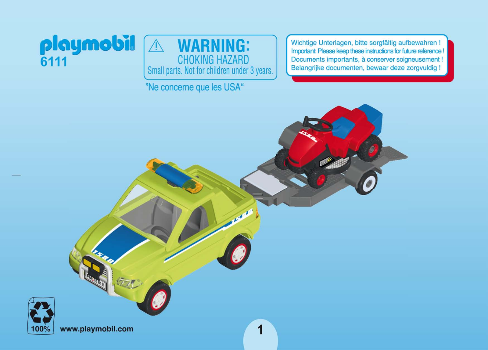 Playmobil 6111 Instructions