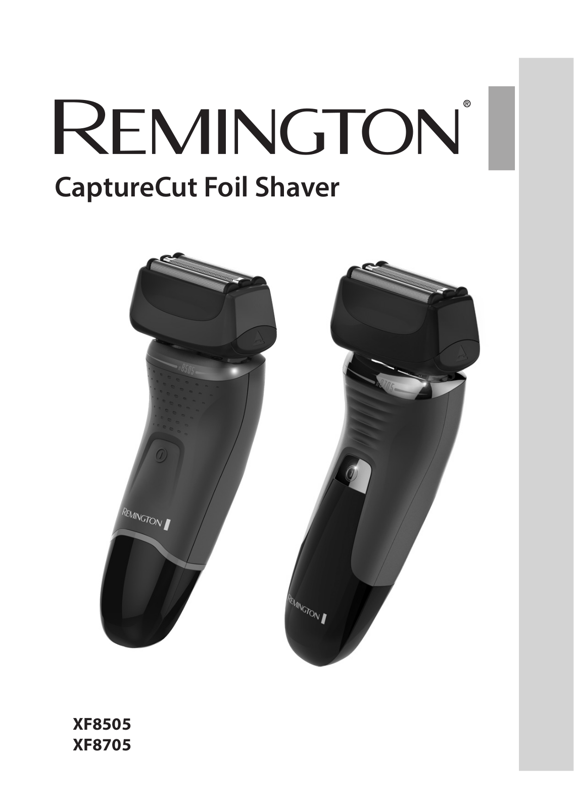 Remington XF8505 User Manual