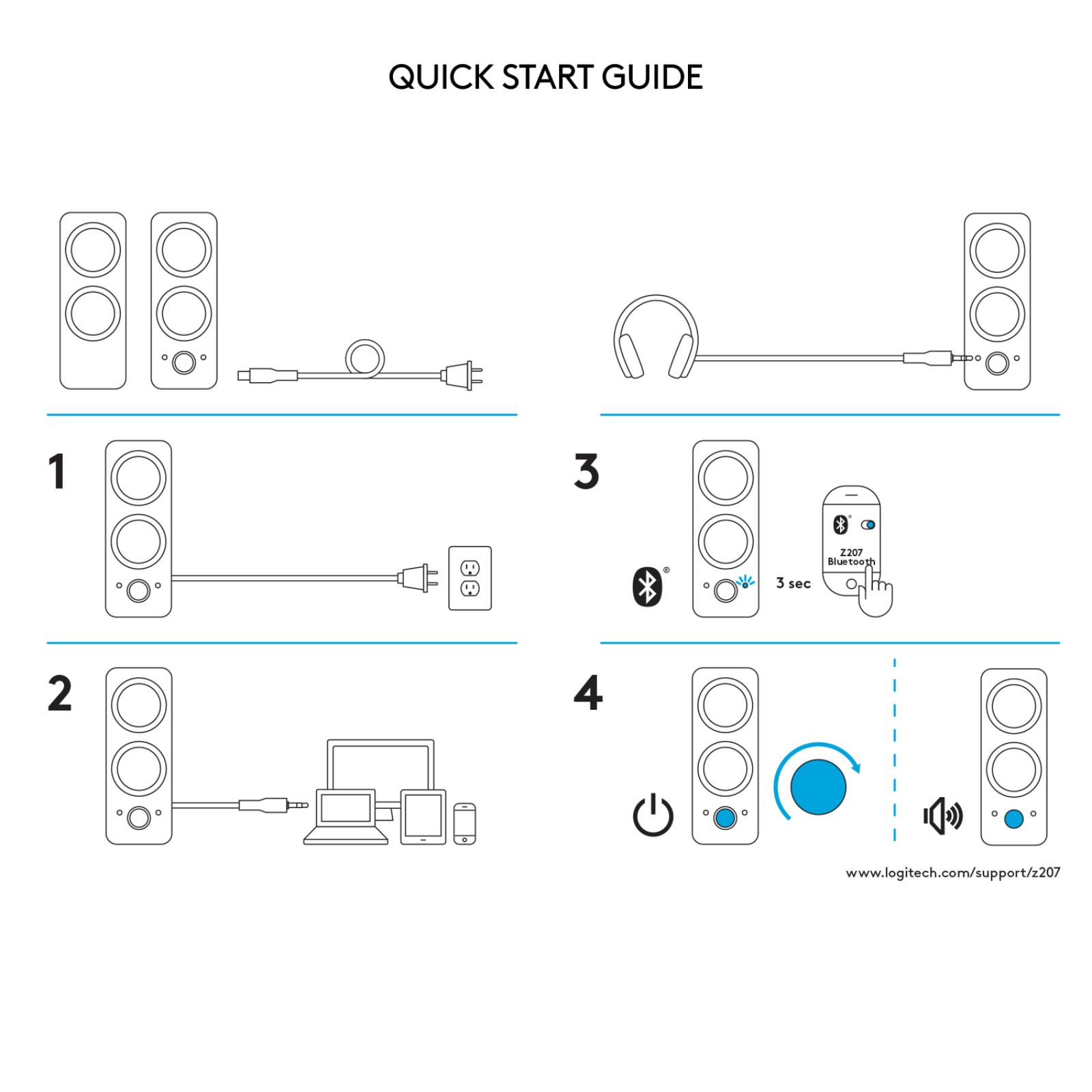 Logitech Z207 User Manual