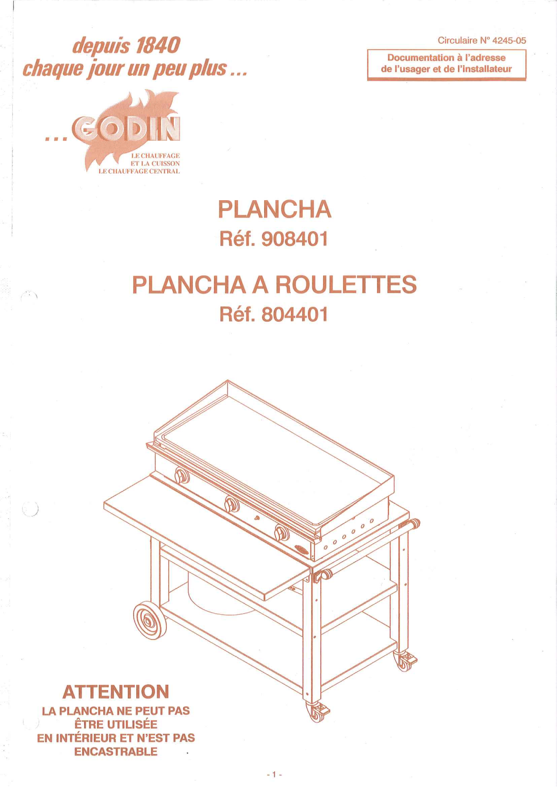 GODIN 908401 User Manual