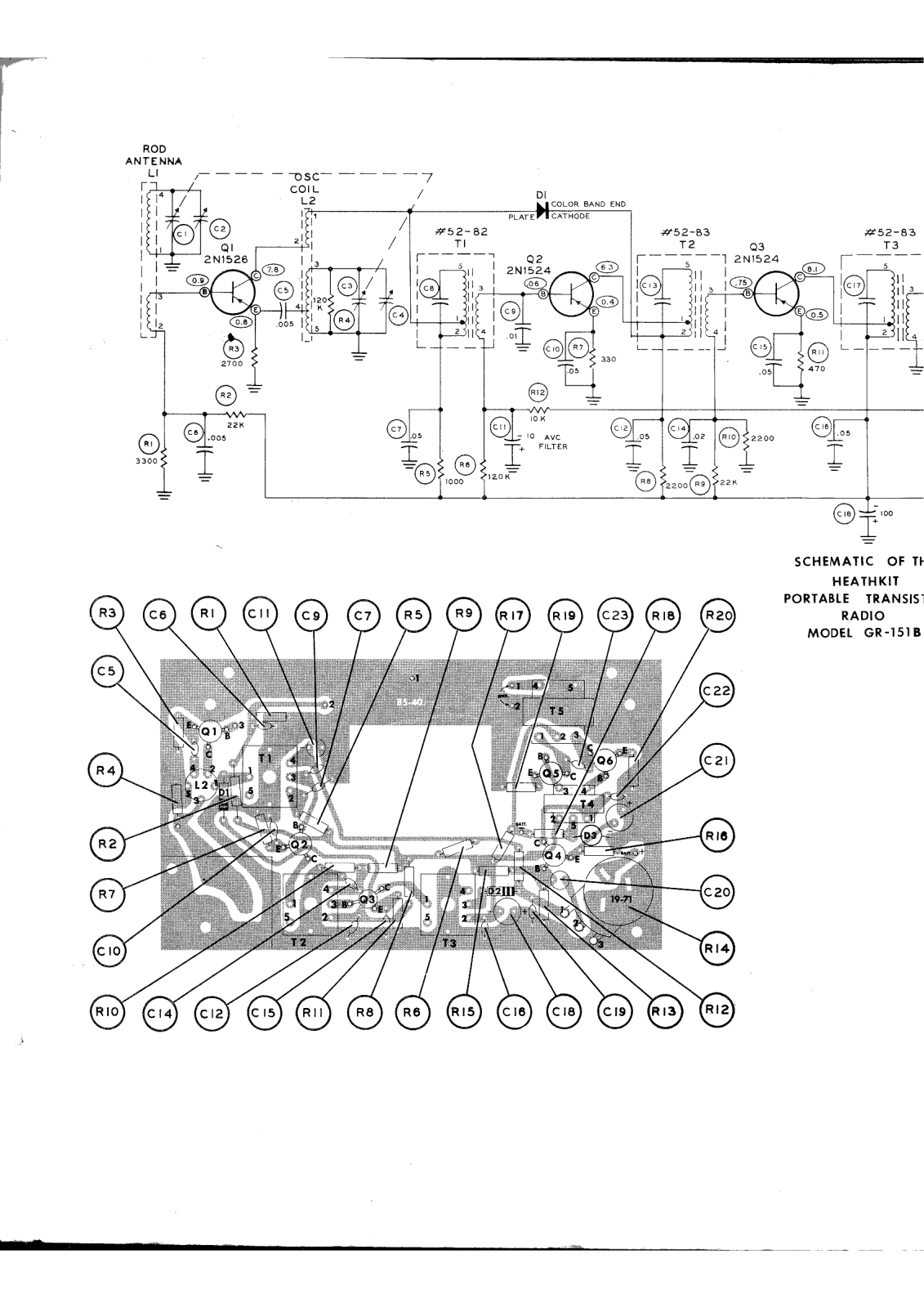 Heathkit gr 151b schematic