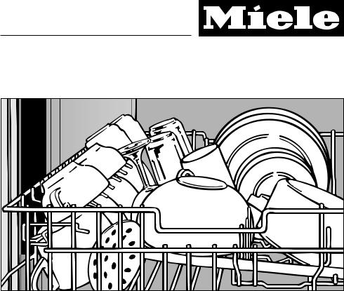 Miele G1542, G1552, G2542, G2552 Operating instructions