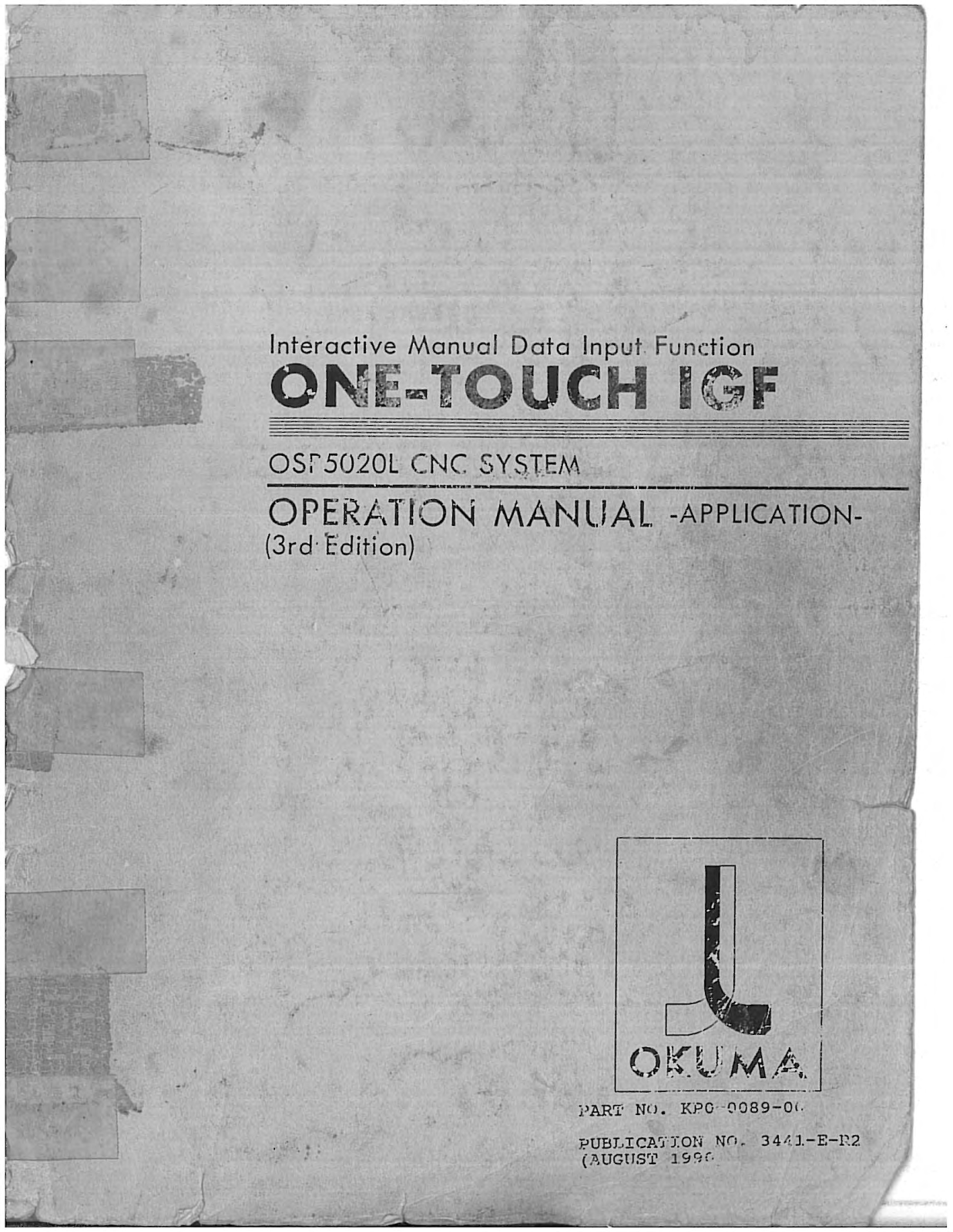 okuma OSP5020L Operation Manual