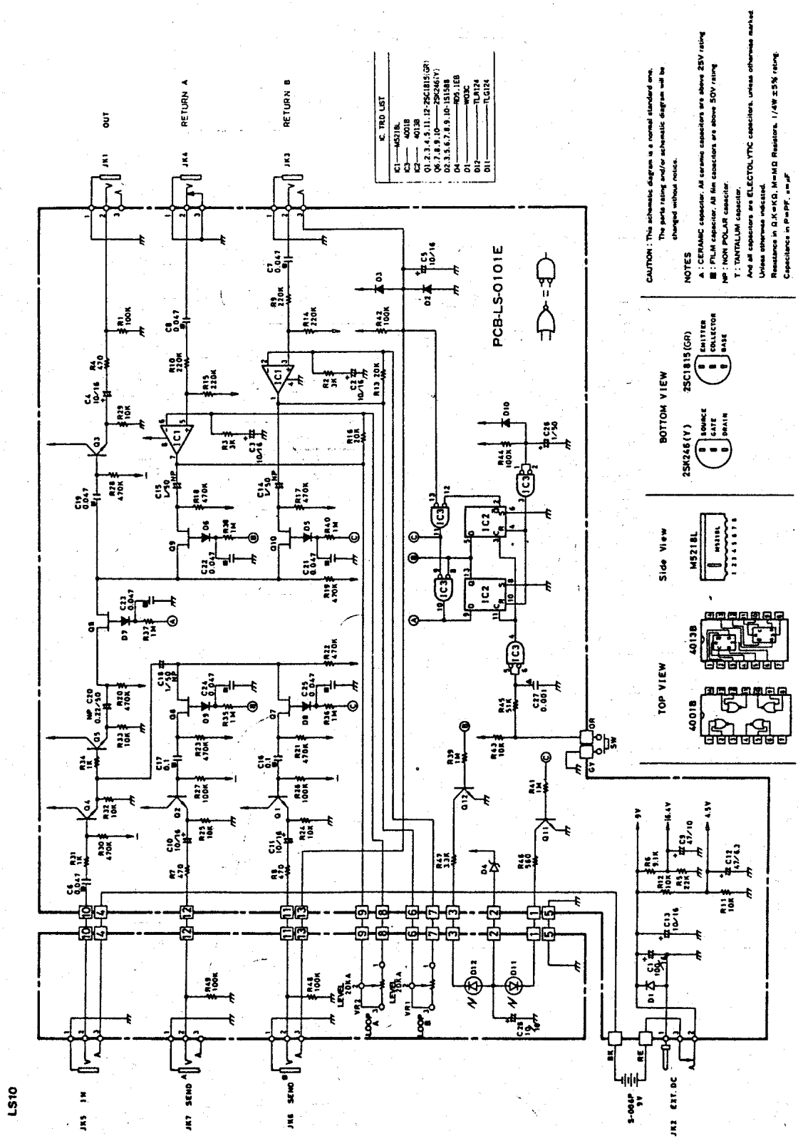 Ibanez ls10 schematic