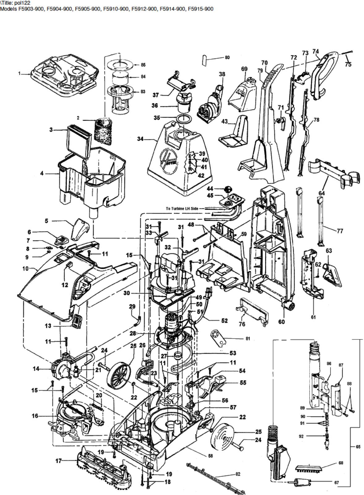 Hoover F5914-900, F5910-900, F5915-900, F5912-900, F5904-900 Owner's Manual