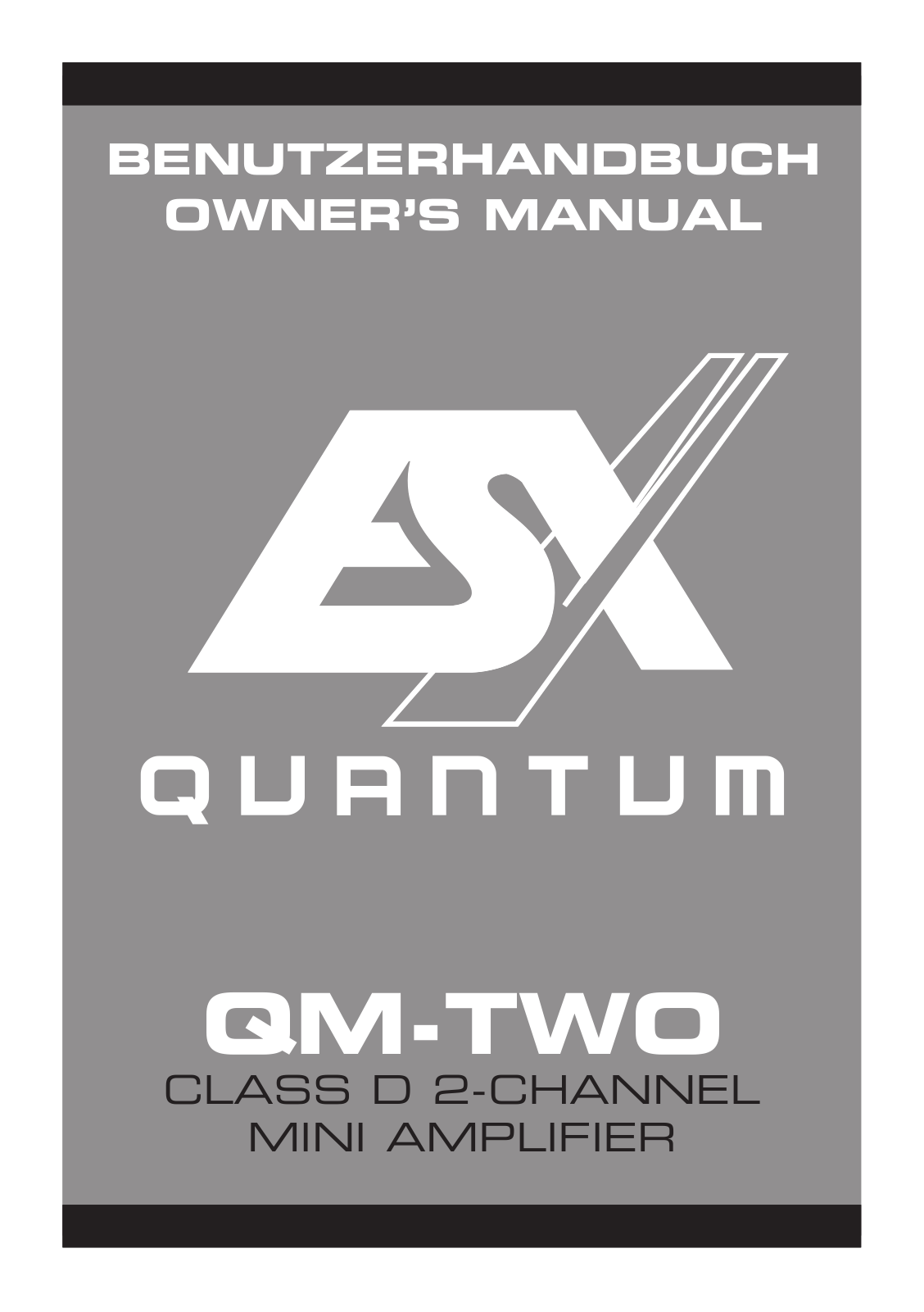 ESX QM-TWO Service Manual