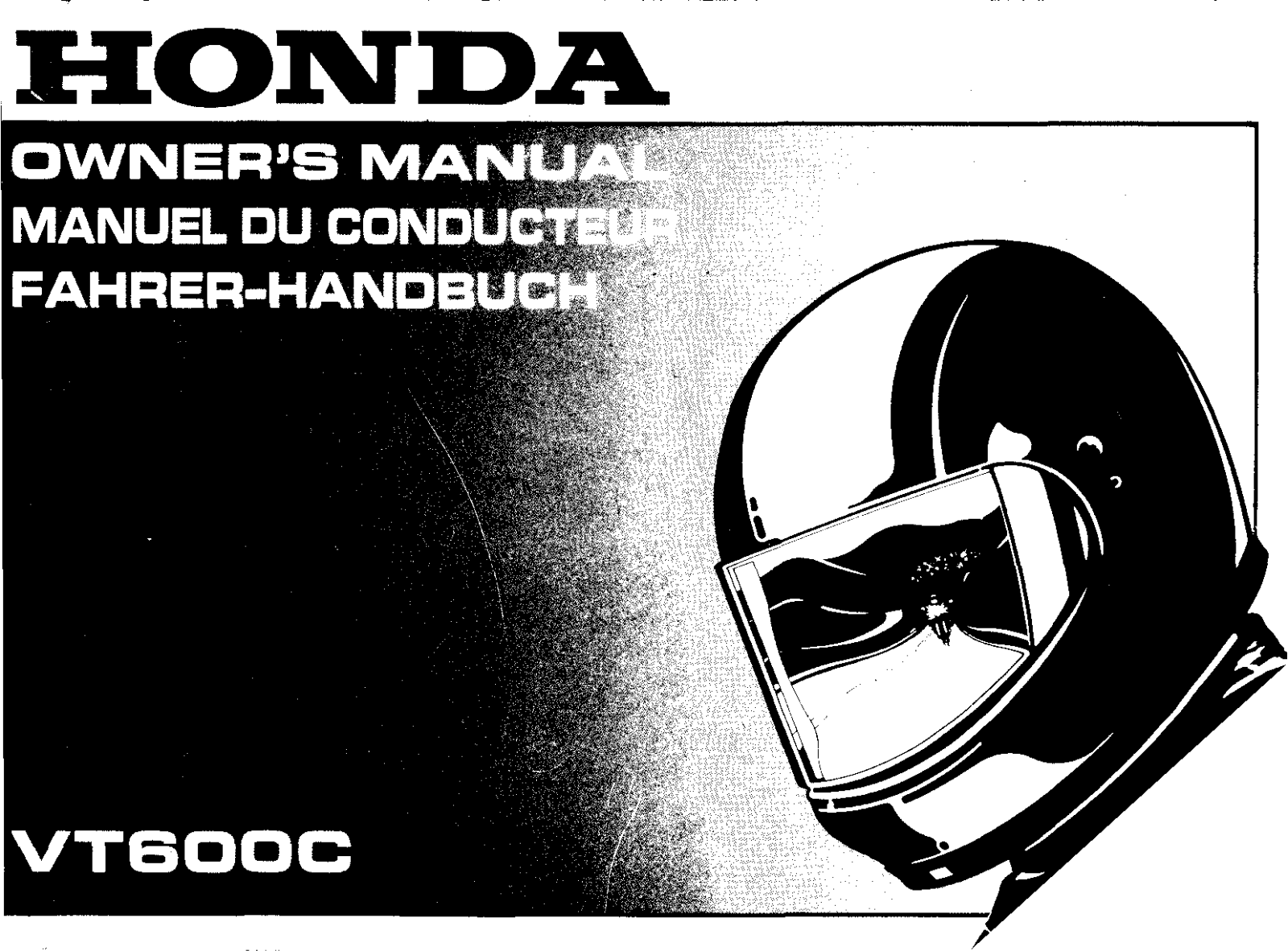 Honda VT600C 1993 Owner's Manual