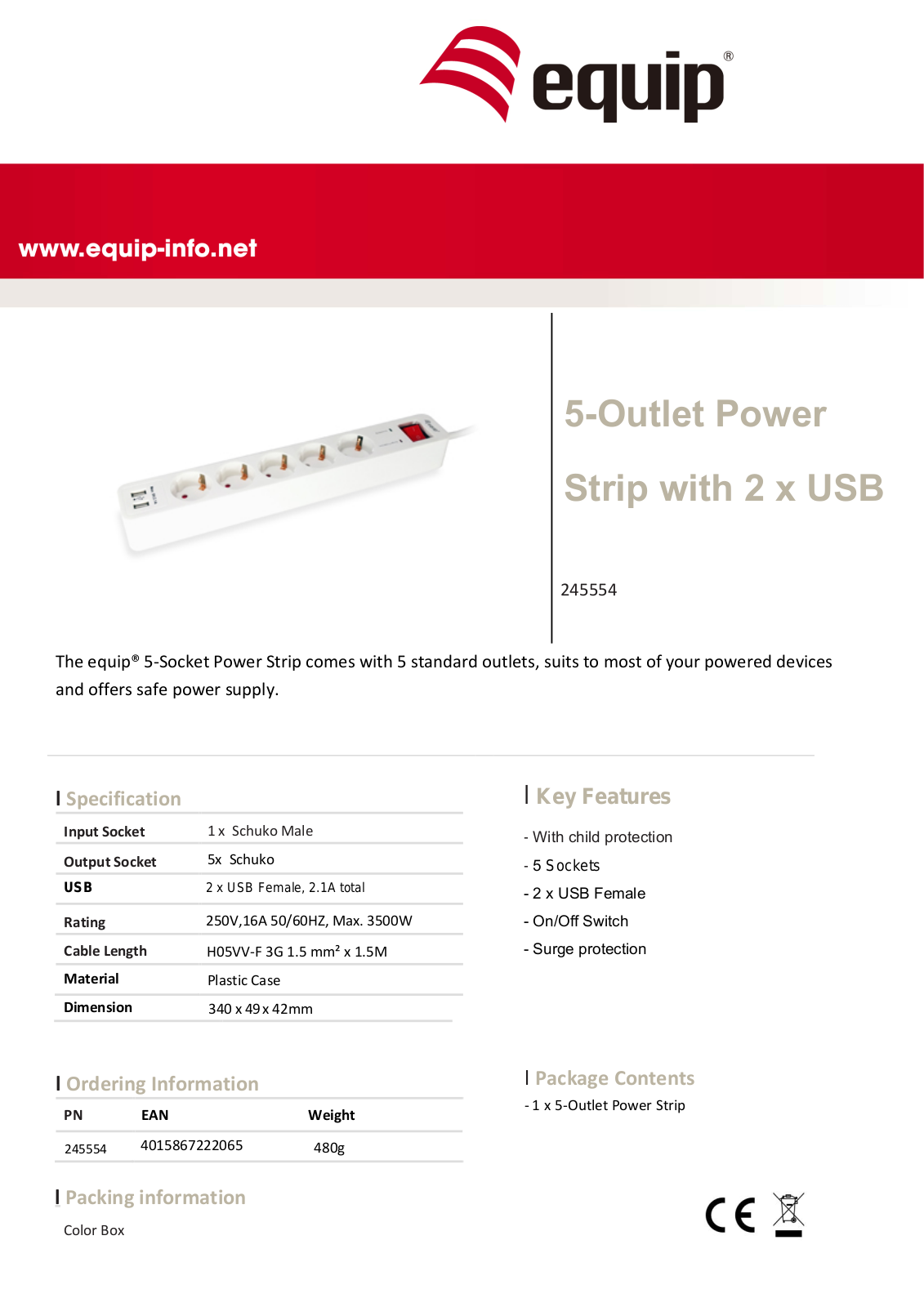 Equip 245554 User Manual - ManualMachine.com