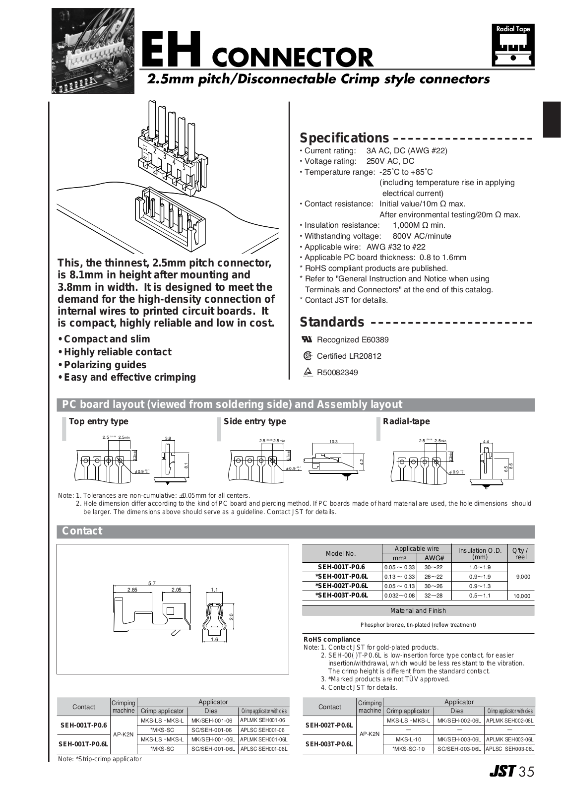 JST EH User Manual