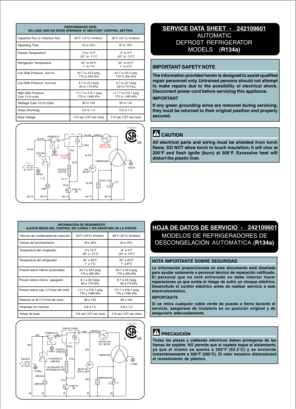 Frigidaire FFPS4533QM Wiring diagram