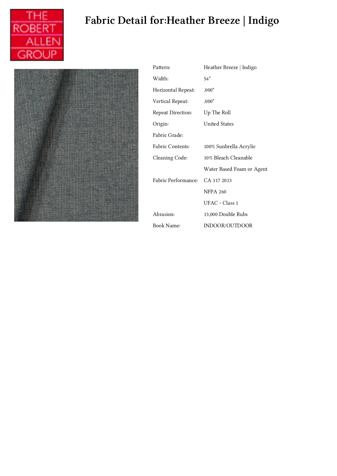 Robert Allen RALF1224 Specifications - ManualMachine.com