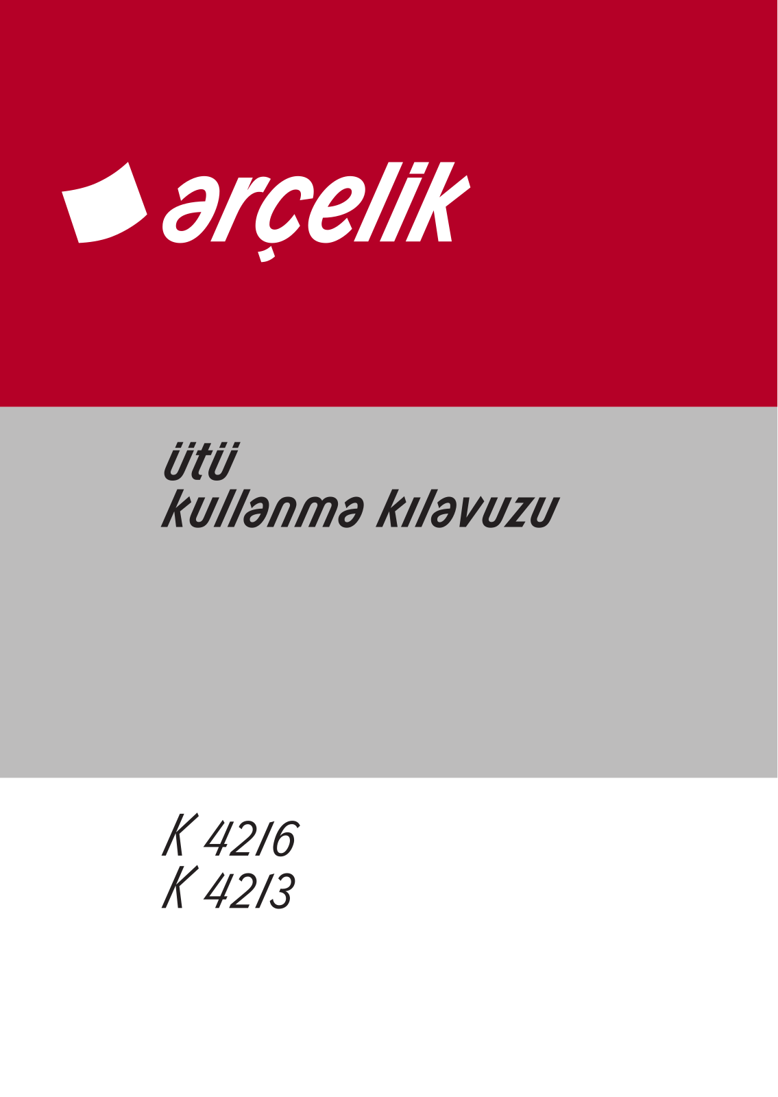 Arçelik k4216, k4213 User manual - ManualMachine.com
