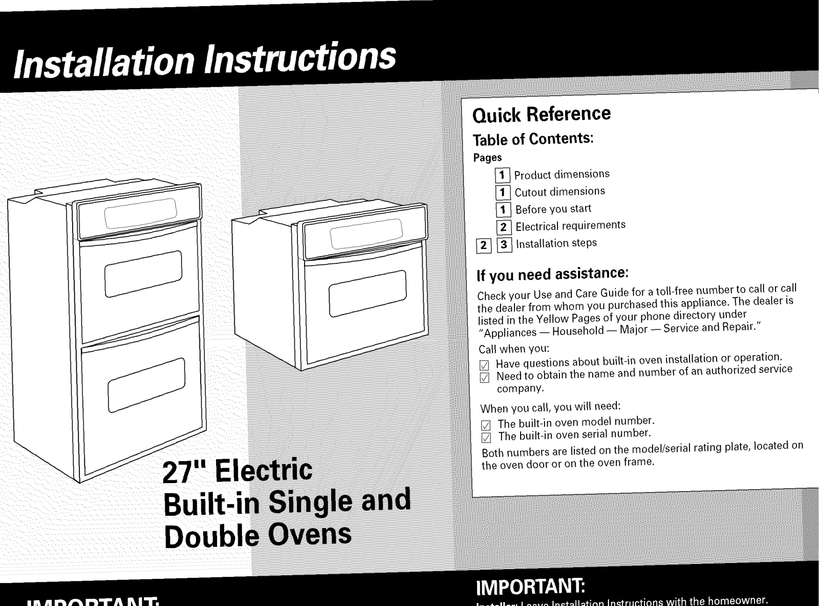 Whirlpool GBS277PDB1, GBS277PDT5, RBS275PDT10, RBS275PDT11, RBS275PDQ9 Installation Guide - ManualMachine.com