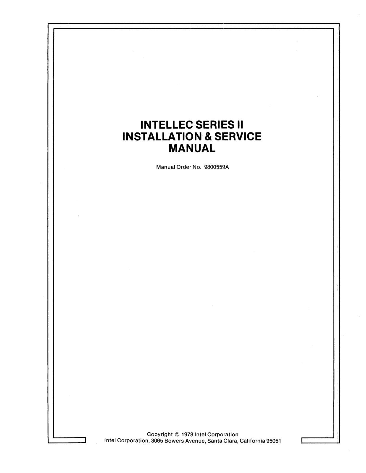 Intel 9800559A User Manual