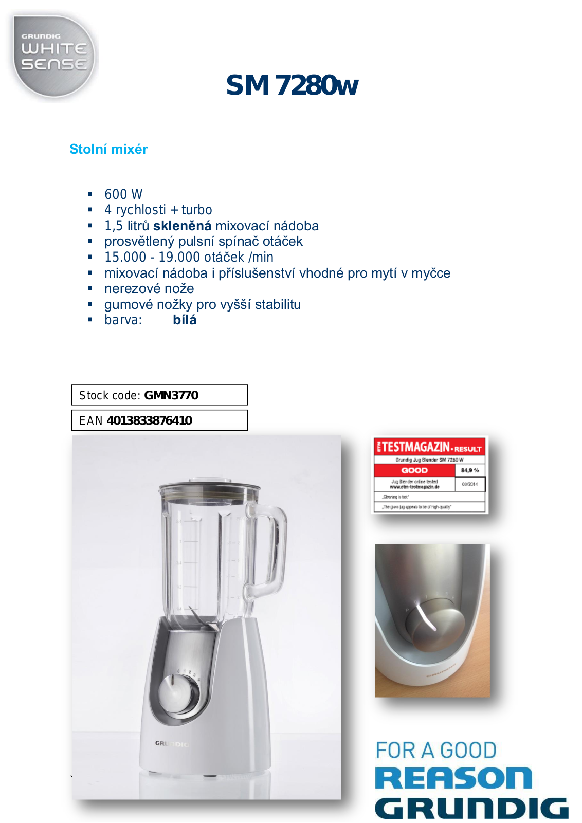 Grundig SM 7280W User Manual