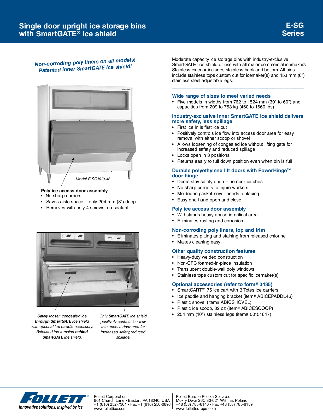 Follett E-SG1010-48 User Manual