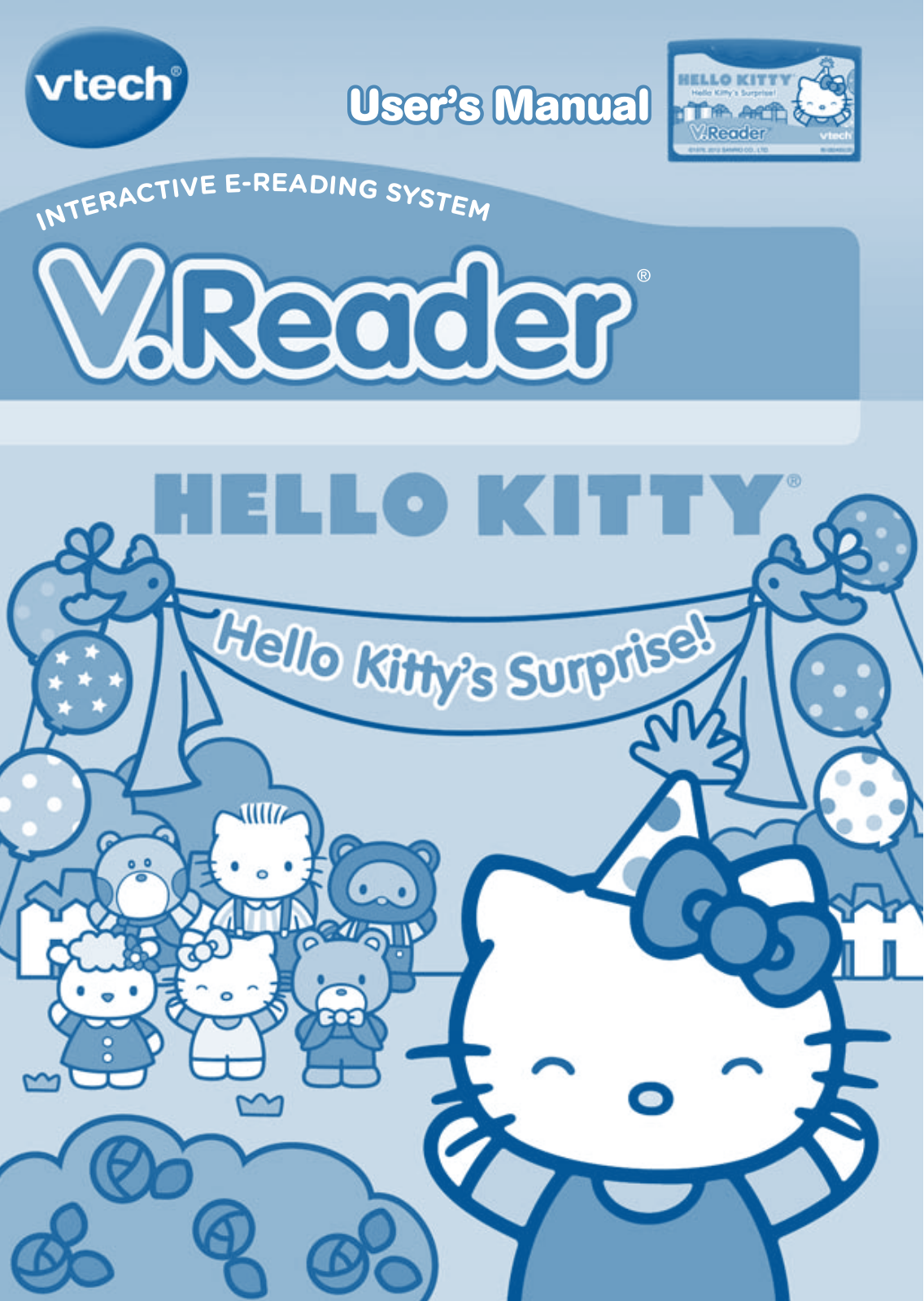 VTech V.Reader Cartridge - Hello Kitty Owner's Manual