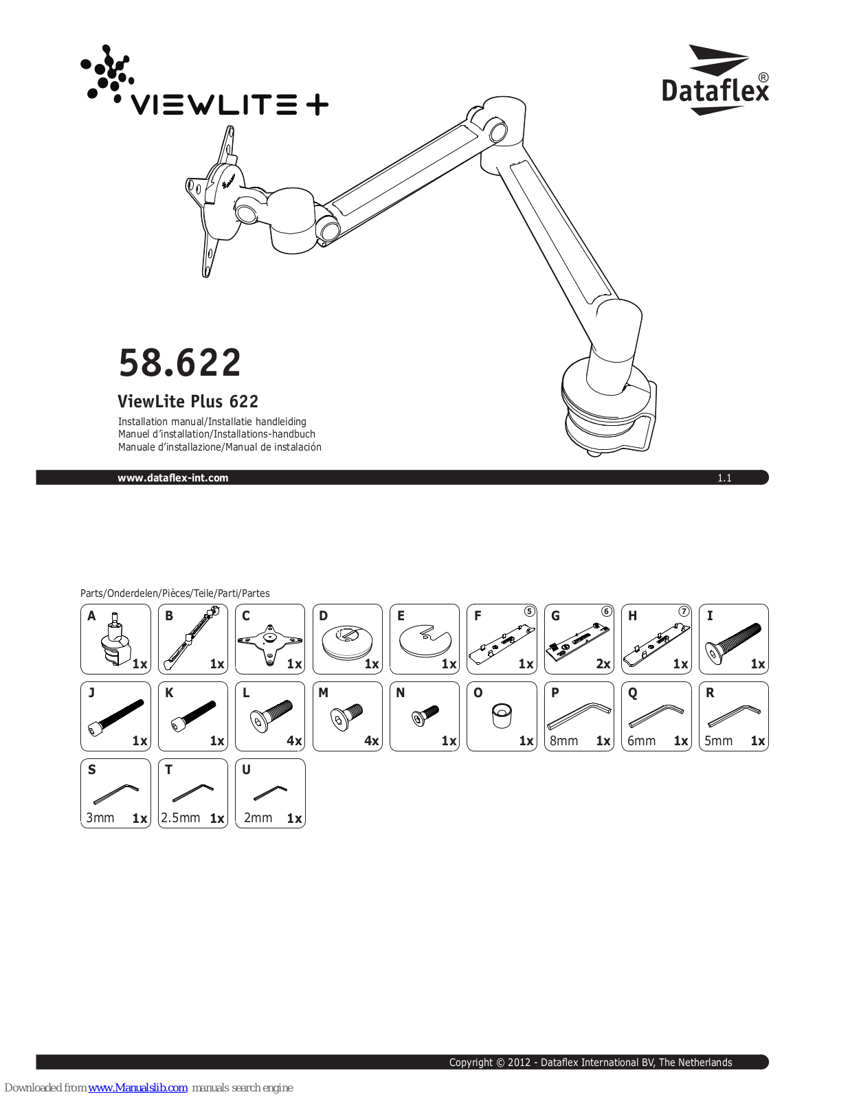 dataflex ViewLite Plus 622, 58.622 Installation Manual - ManualMachine.com