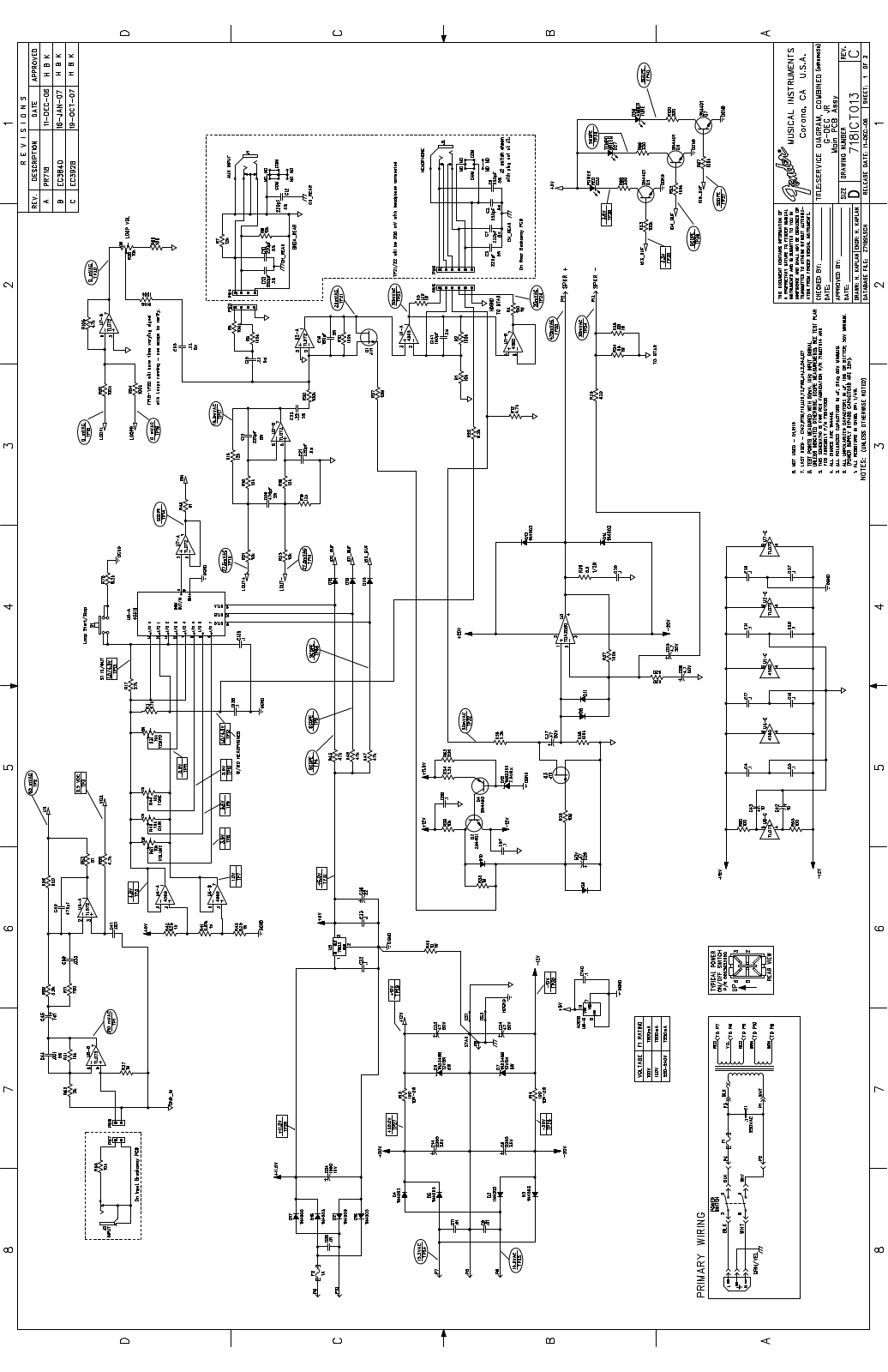 Fender G-DEC-Junior Schematic