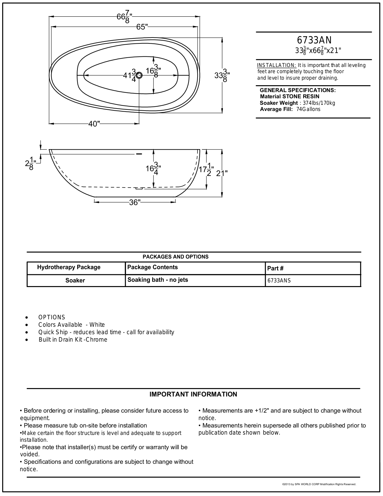 Spa Escapes XVZ1391 Specifications - ManualMachine.com