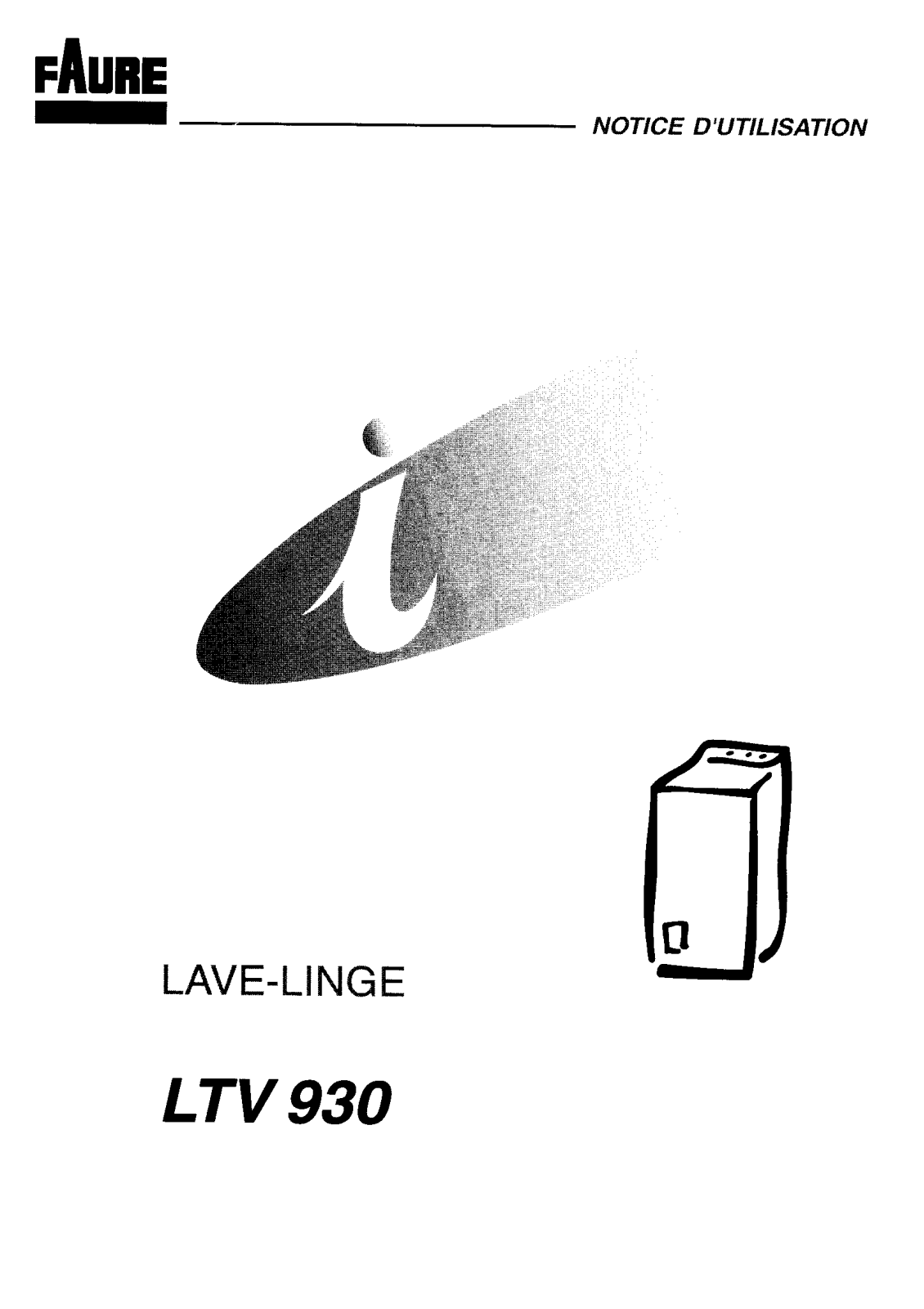 Faure LTV930 User Manual