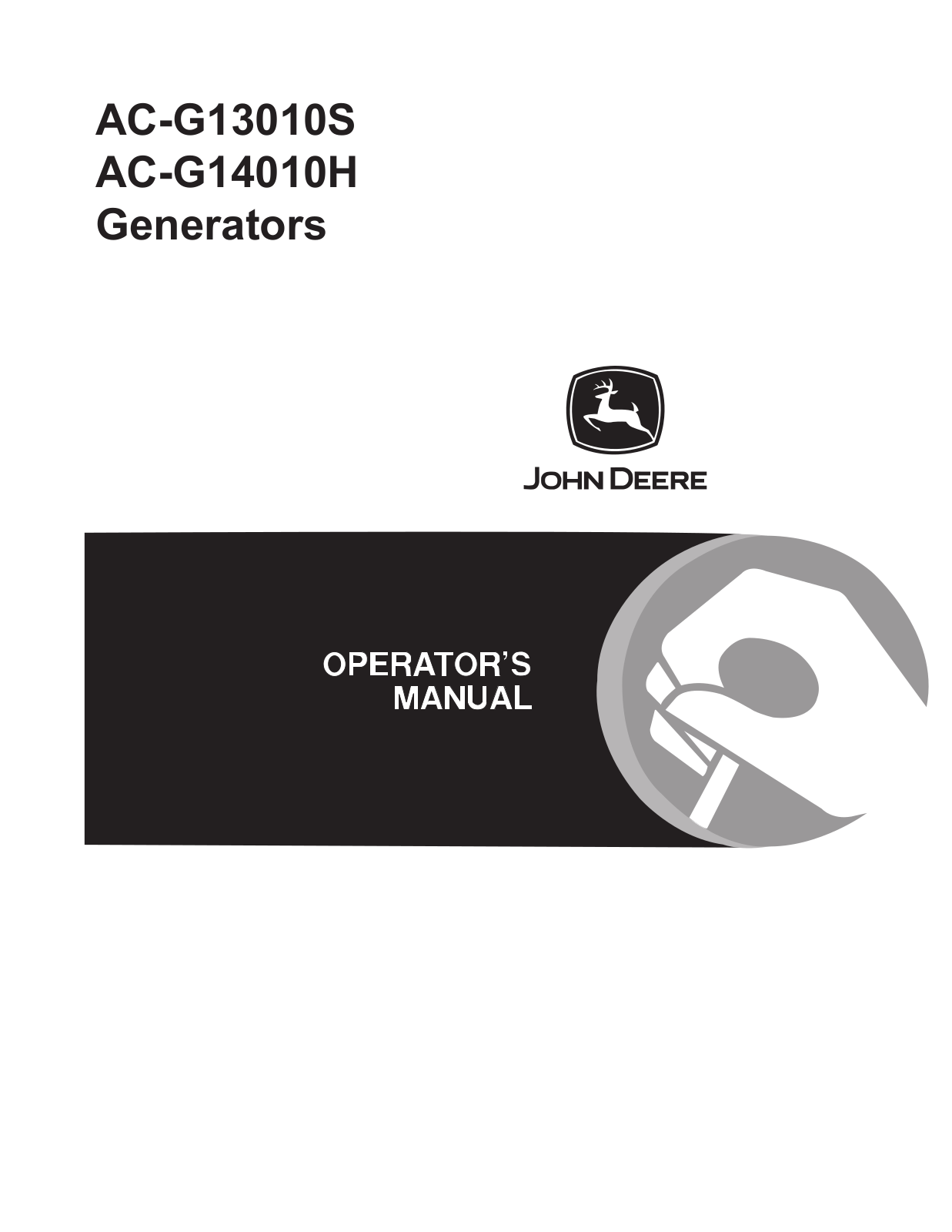 John Deere AC-G14010H, AC-G13010S User Manual