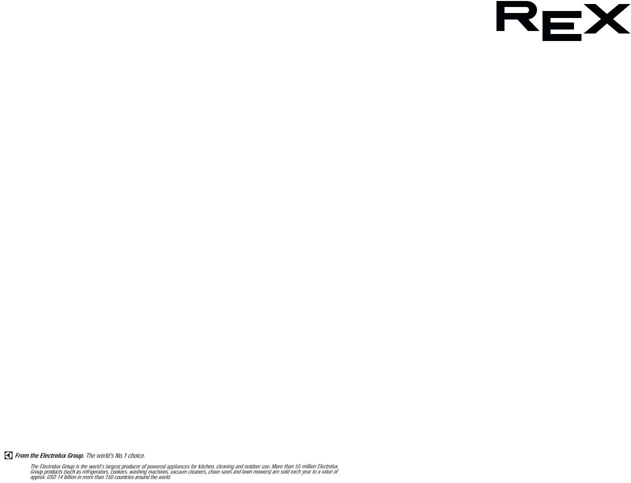 Rex RA160F User Manual