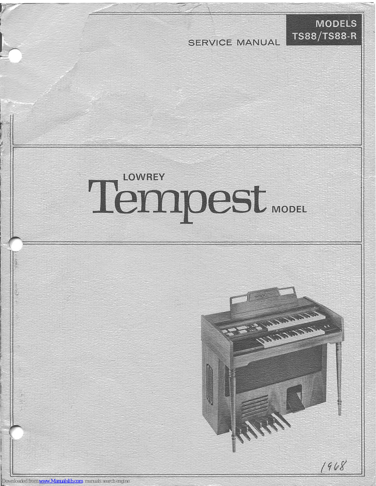 Tempest TS88, TS88-R Service Manual - ManualMachine.com