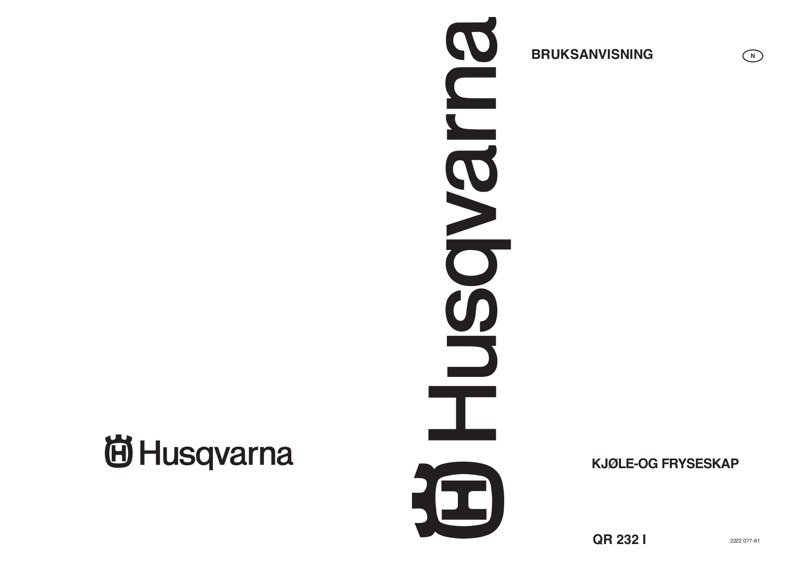 Husqvarna QR232I User Manual