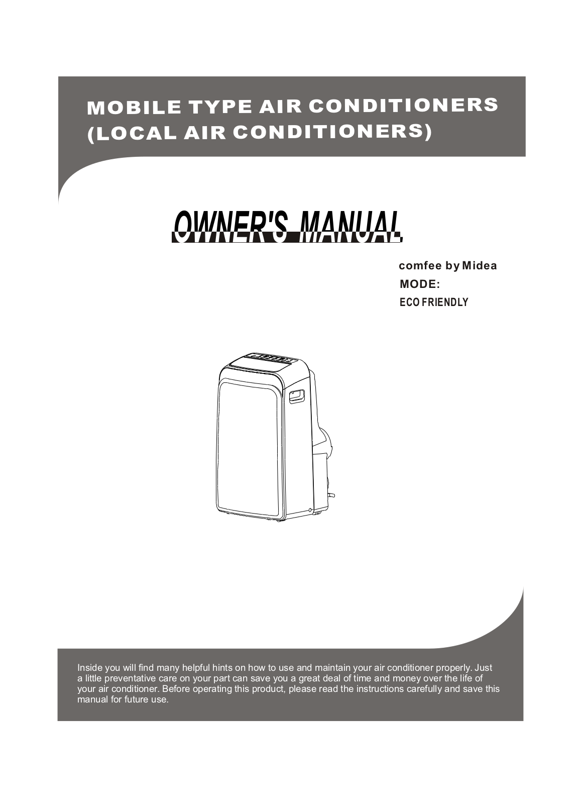 Midea CP012IU-PD Owner's Manual