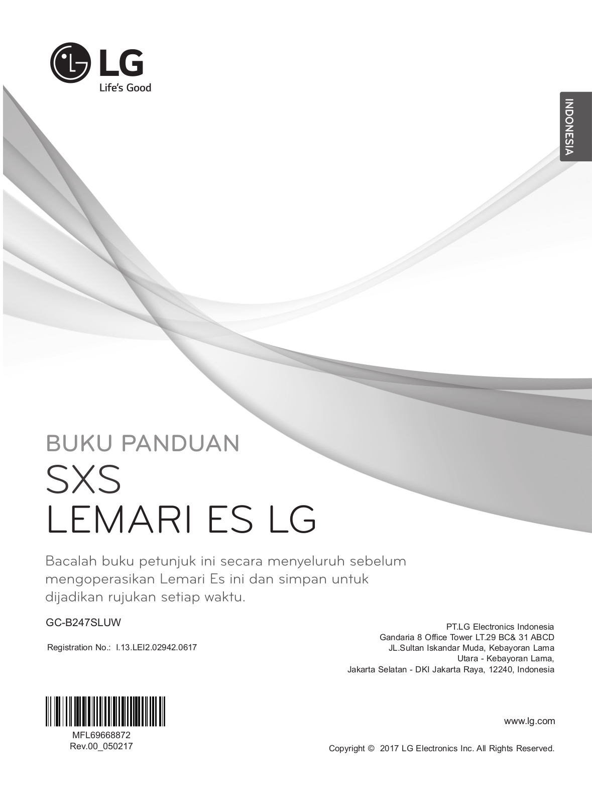 LG GC-B247SLUW Manual book