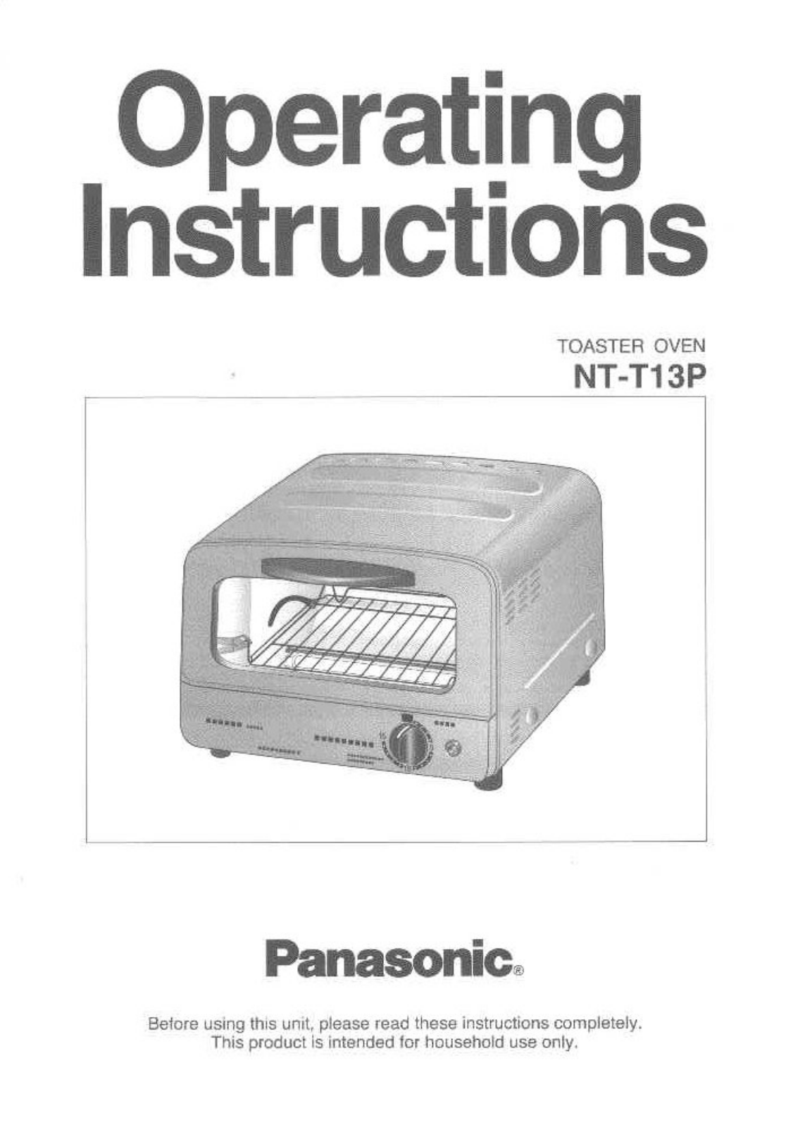 Panasonic Nt-t13p Owner's Manual