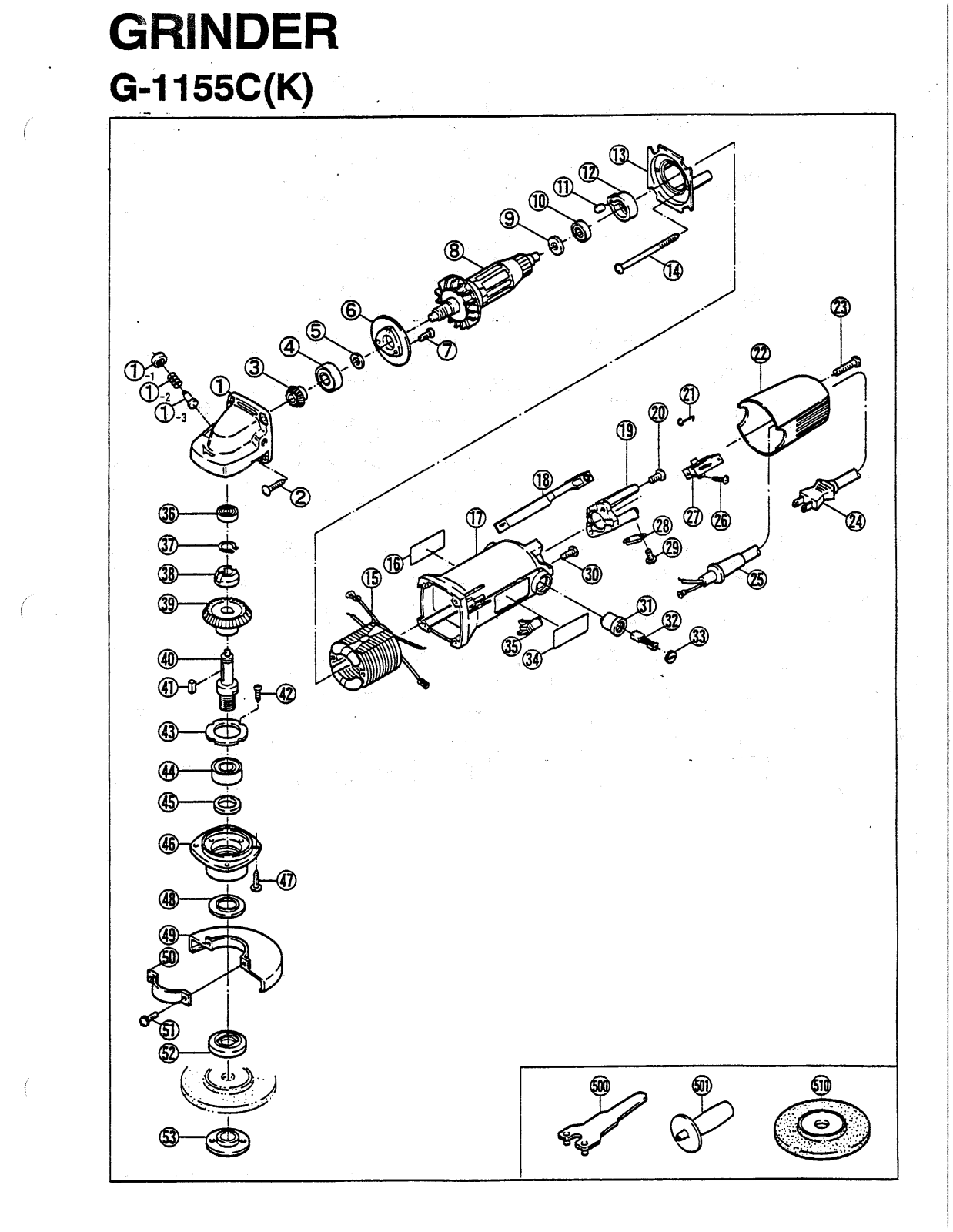 Ryobi G1155C User Manual