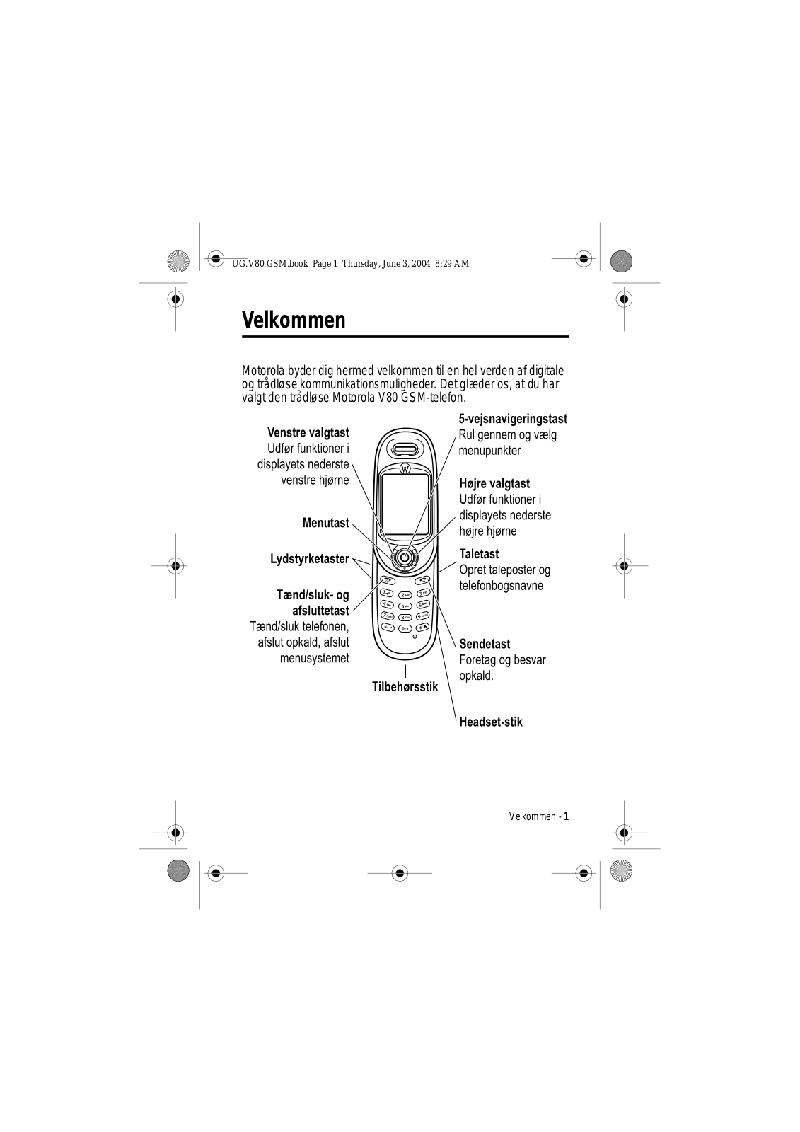 Motorola V80 User Manual