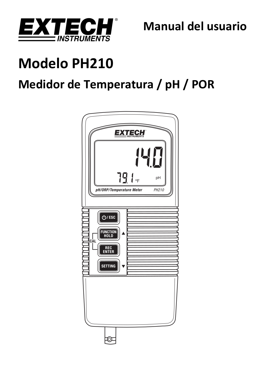 Extech PH210 User Manual