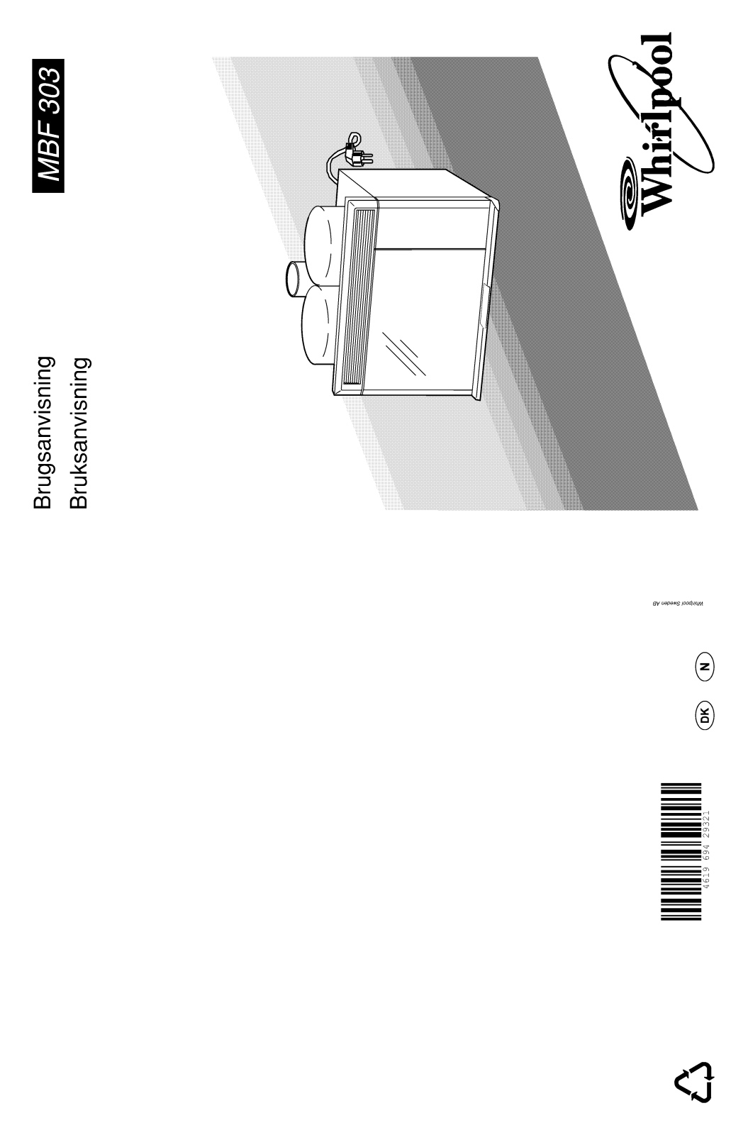 Whirlpool MBF 303W User Manual