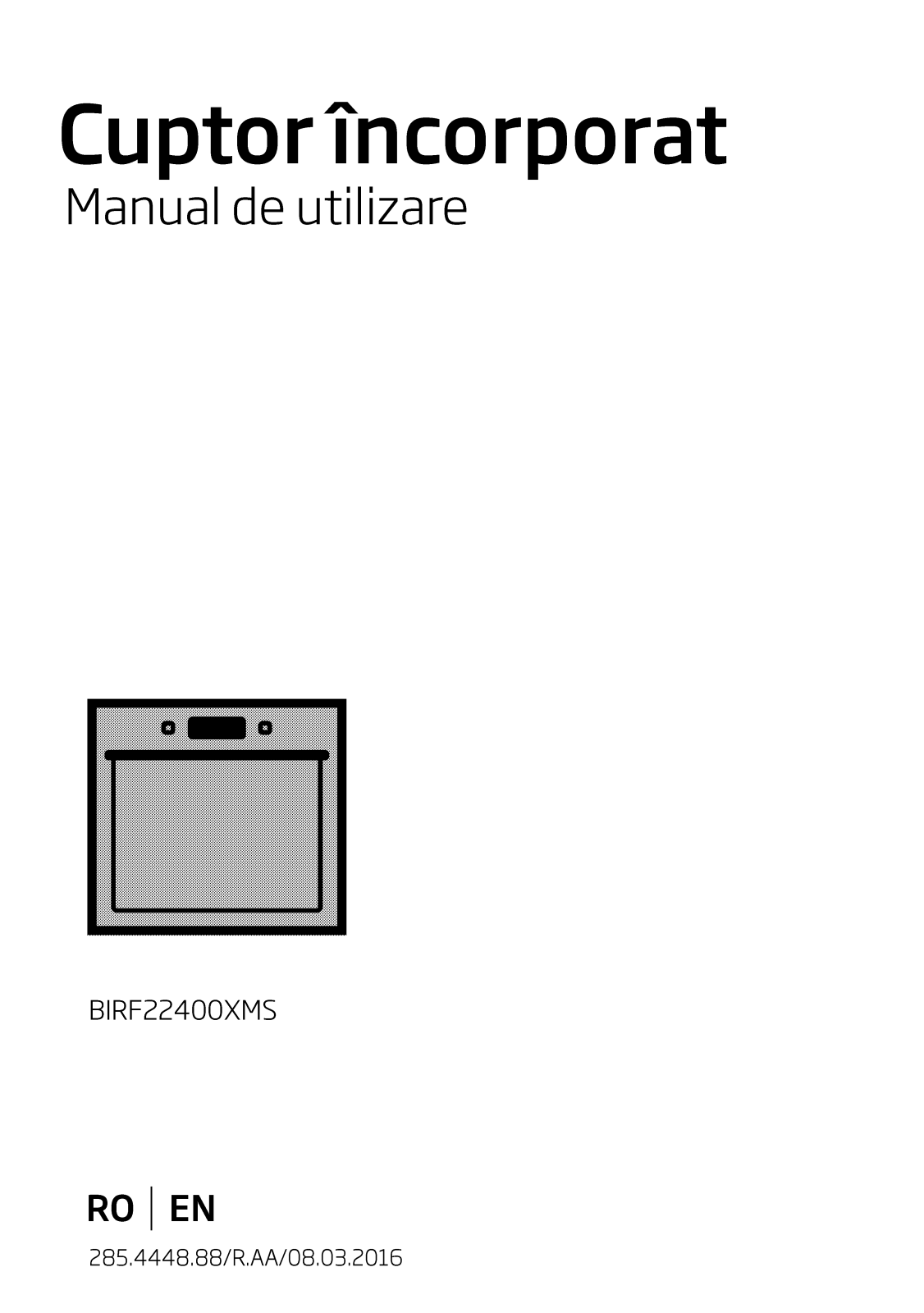 Beko BIRF22400XMS User manual