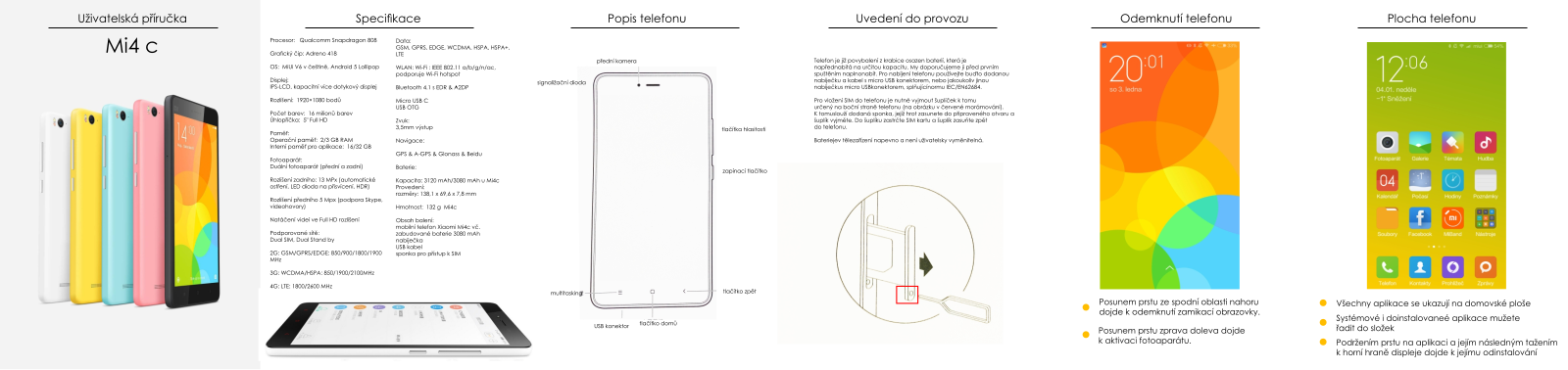 Xiaomi Mi4C 32 GB, Mi4C 16 GB User Manual