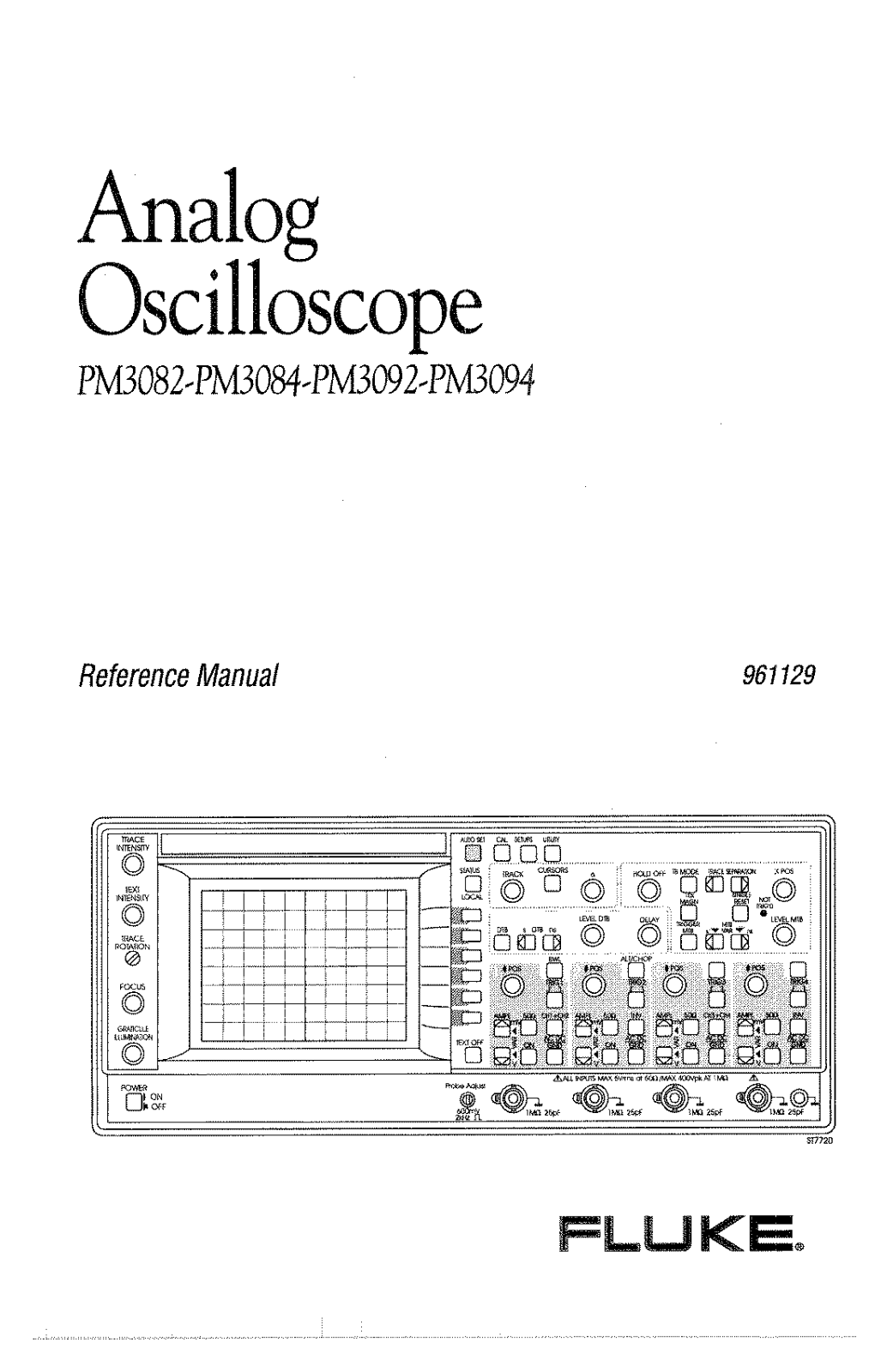 Fluke PM3094, PM3092, PM3084, PM3082 Service Manual