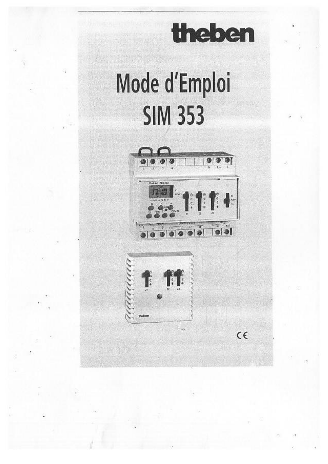 Theben SIM 353 Operating Instructions