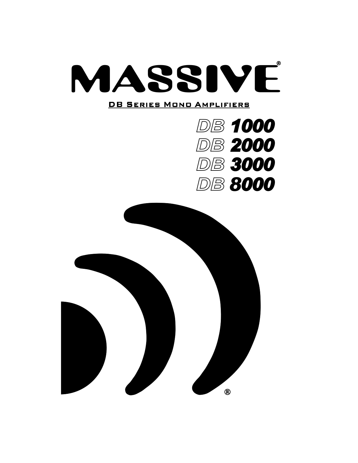 Massive Audio DB8000 Instruction Manual