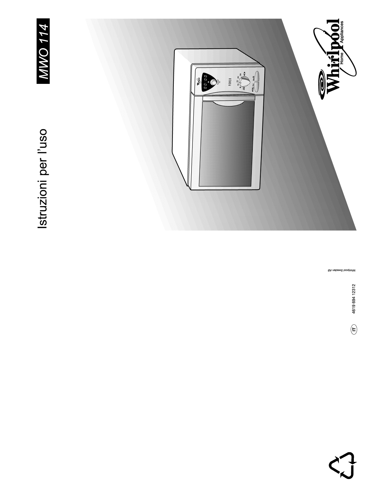 Whirlpool AVM 404, AVM 404/1 WP WH, MWO 114/1/WH, AVM 404/WH User Manual