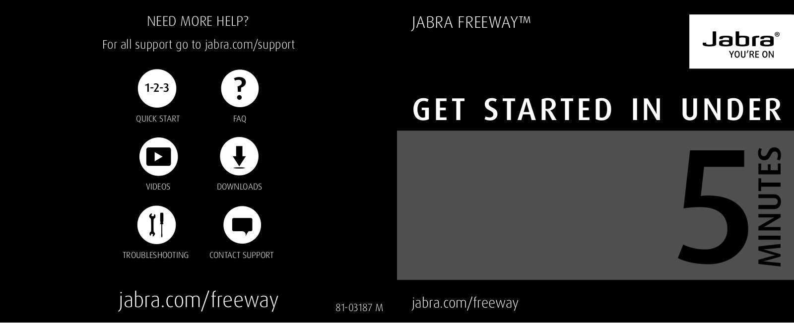 Jabra FREEWAY, HFS100 User guide