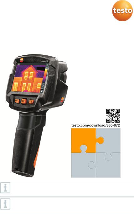 testo 865, 868, 871, 872 User guide