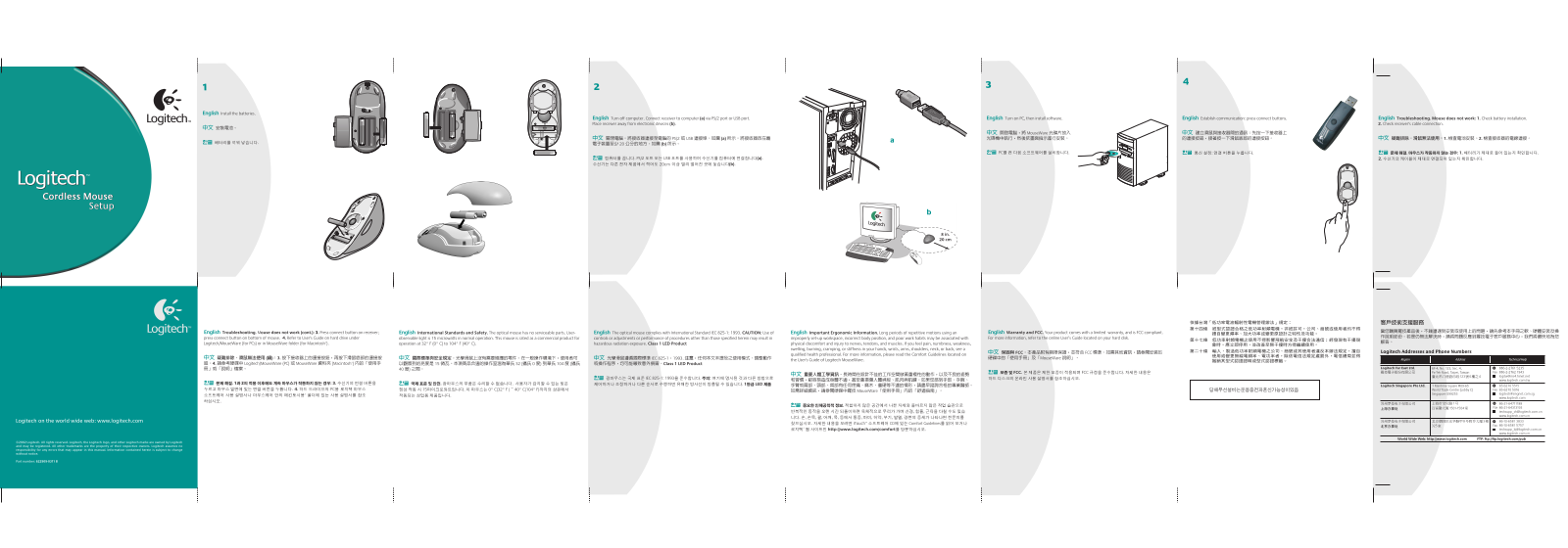 Logitech Far East 201721 User Manual