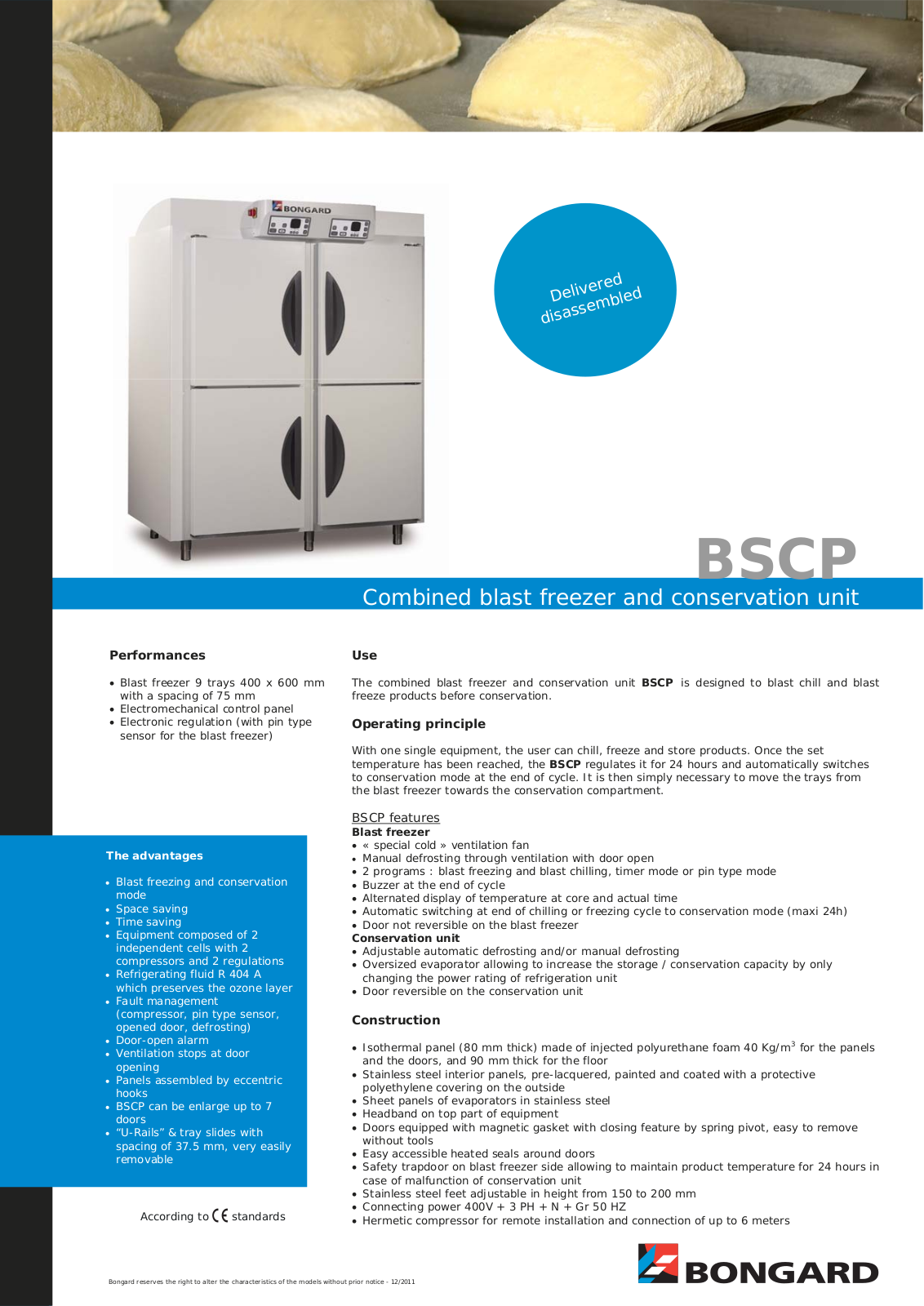 Bongard BSCP 31 User Manual