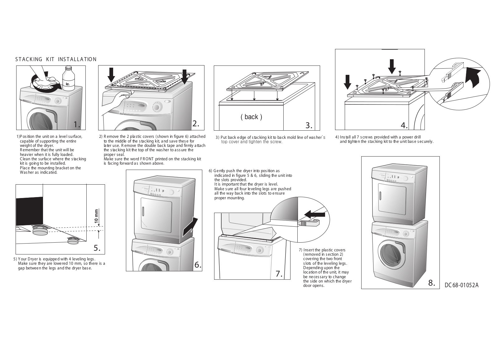 Maytag DC68-01052A, MAL2424AXX User Manual